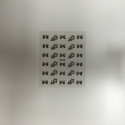 3D Sticker schwarz XF 160